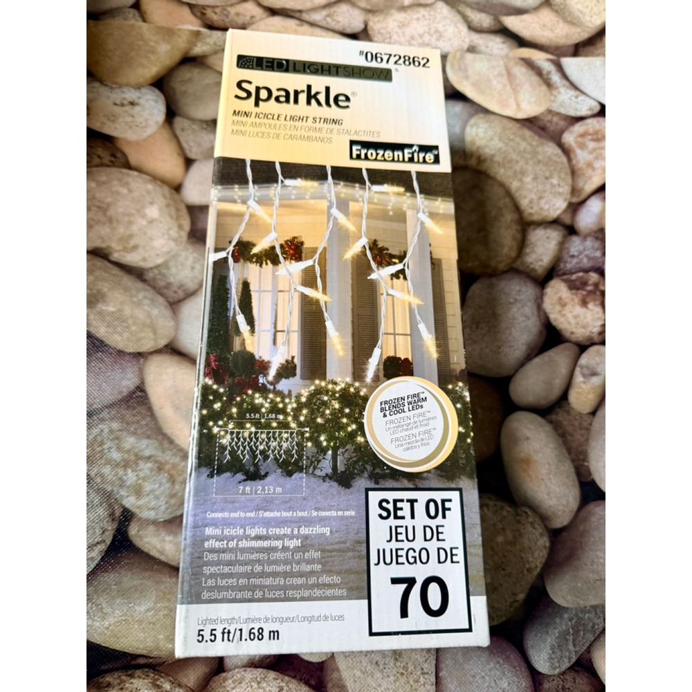 Sparkle Icicle String lights-Led Light Show